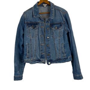 Falls Creek Blue Denim Jacket Size Medium